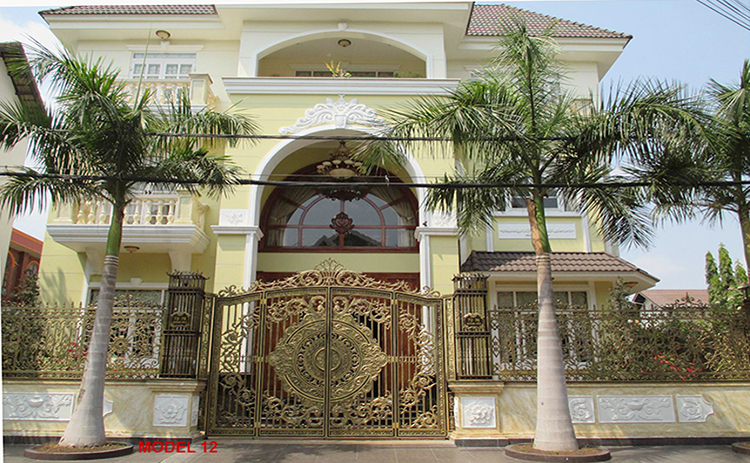 Cổng biệt thự nhôm đúc