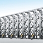 Cổng inox xếp
