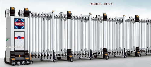 Cổng xếp hợp kim nhôm 187-Y Cổng xếp hợp kim nhôm 187-Y