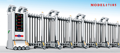Cổng xếp inox nhập khẩu