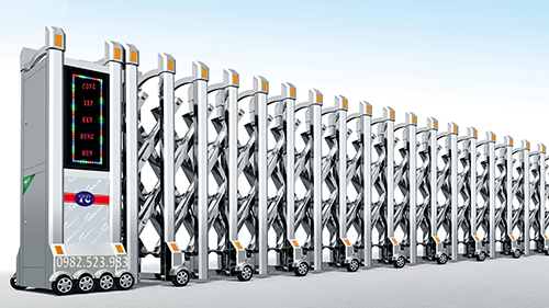Cửa cổng xếp tự động