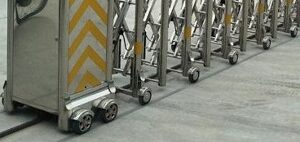Bánh xe cổng xếp inox giá rẻ
