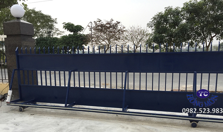 Cửa lùa cổng rào lắp đặt tại Bắc Ninh