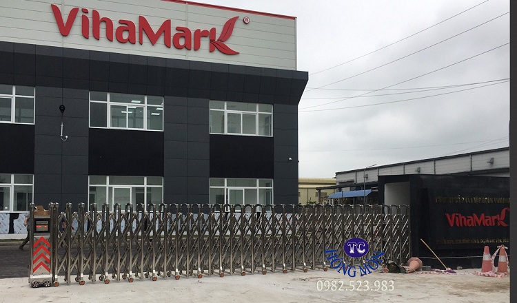 Lắp đặt cổng tự động nhà máy Vihamark DuyTiên, Hà Nam