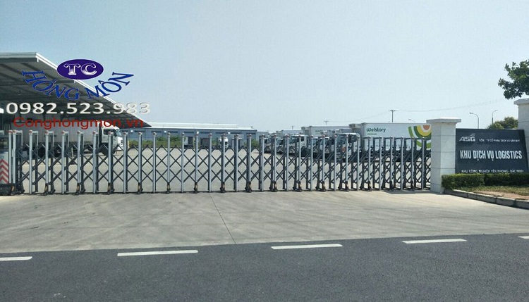 Dịch vụ sửa chữa cổng xếp điện Hồng Môn