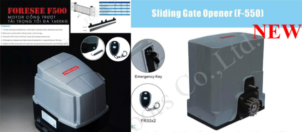 Motor cổng lùa Foresee, Mô tơ cổng sắt lùa, motor cổng trượt tự động