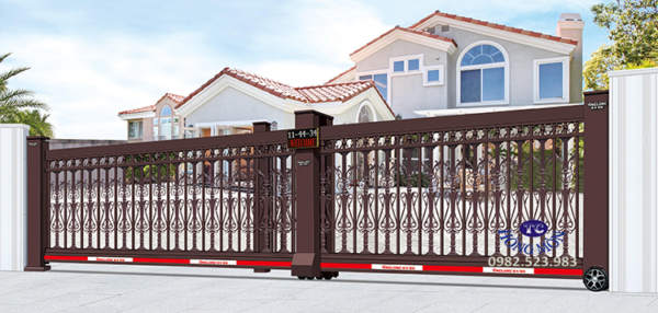 Cổng trượt biệt thự - Trượt xoay 2108-G