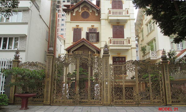 Mẫu cổng hàng rào đẹp