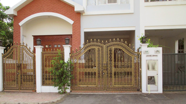 Cổng đúc hợp kim nhôm BT08 Cổng đúc