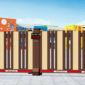 Cổng mở trượt trượt xoay 2108-F