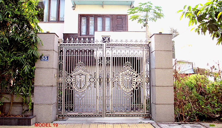 Cổng nhôm đúc hợp kim