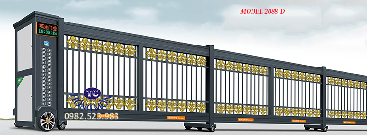 Cửa cổng lùa đẹp 2088-D