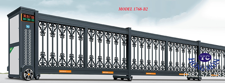 Cửa cổng lùa xếp 1768-B2