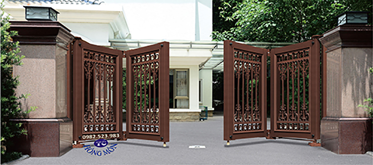 Cổng biệt thự 4 cánh