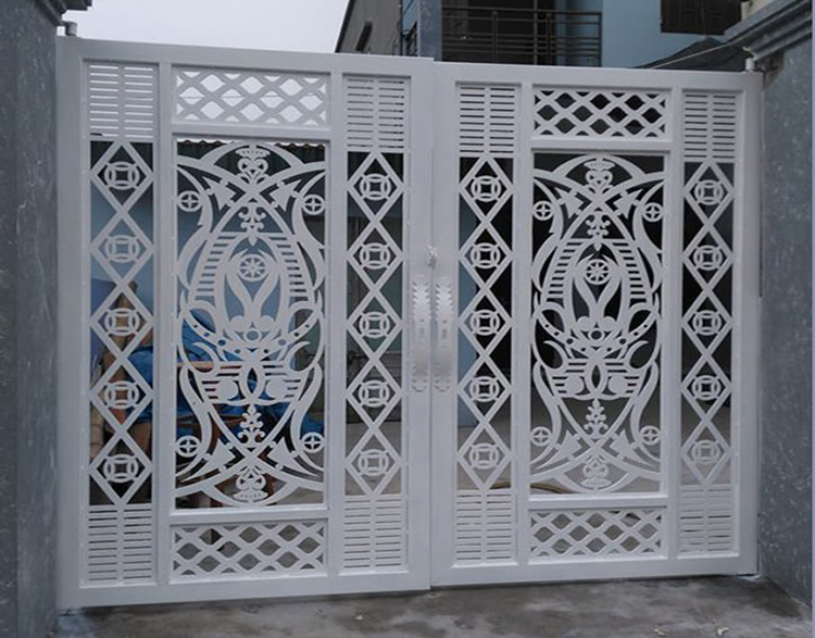 Mẫu cửa sắt 2 cánh cổng