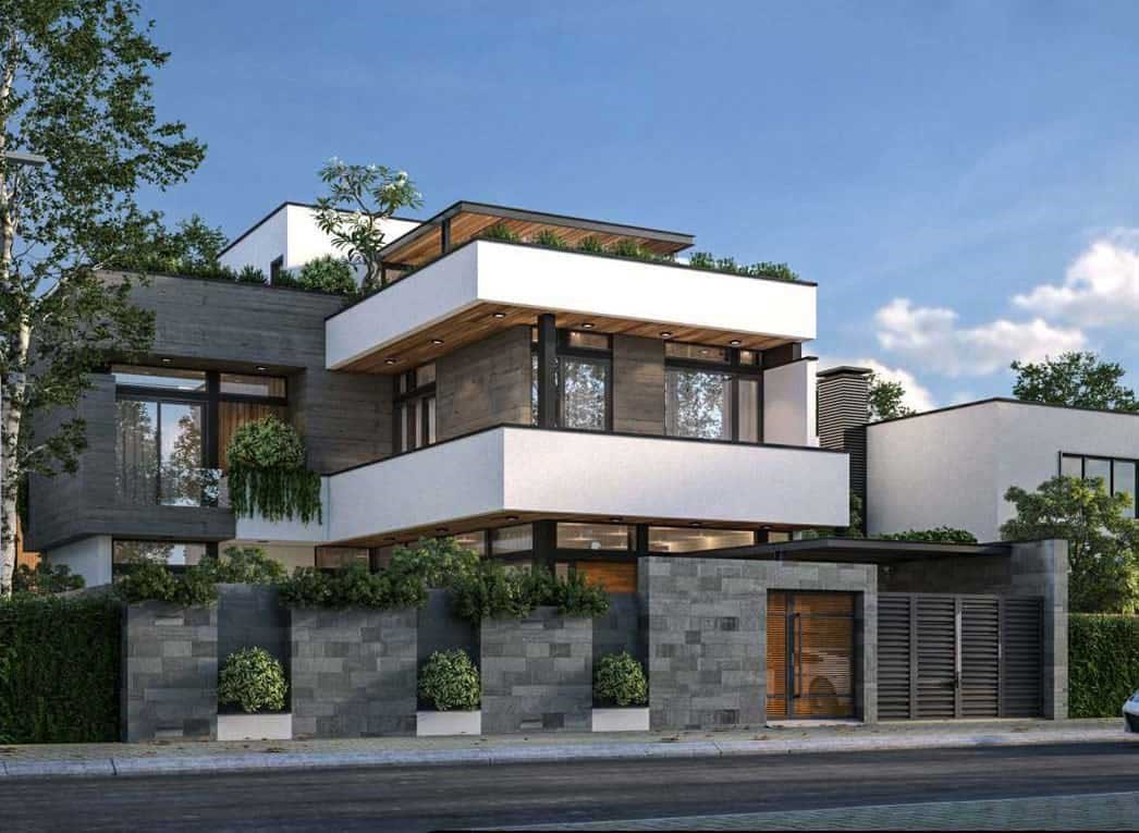 Thiết kế cổng nhà vườn